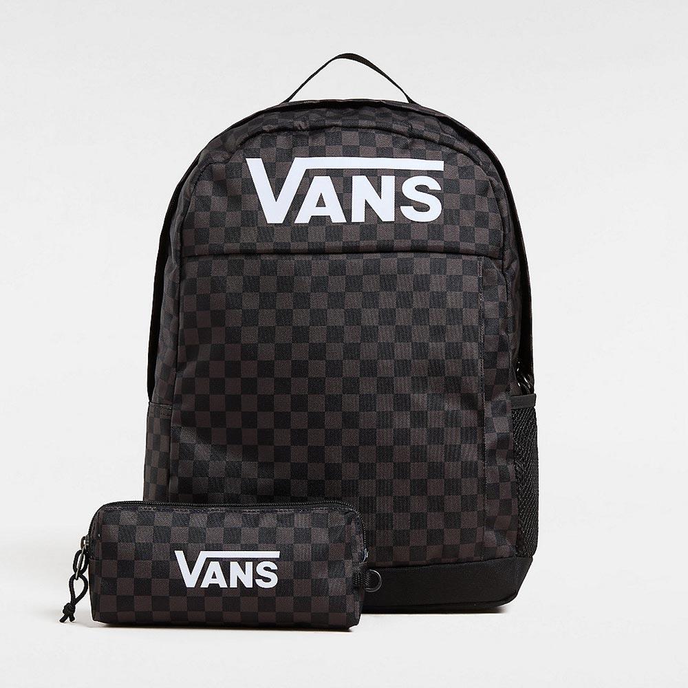 Vans Boys Old Skool Backpack Black Charcoal