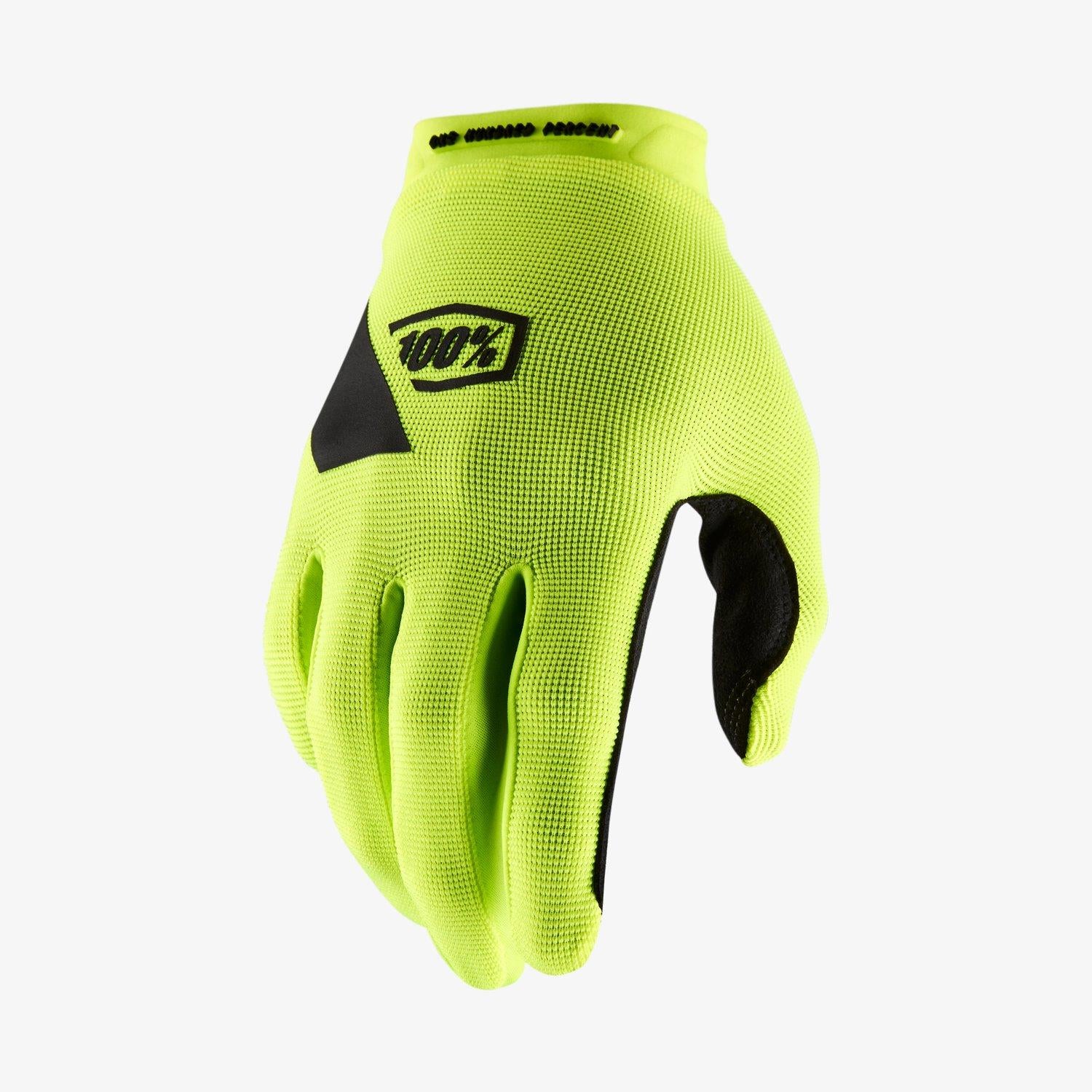 Guanti da gara al 100% RideCamp - Fluo Yellow