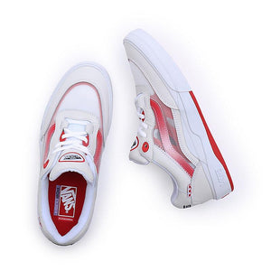 Vans Leather Wayvee - True White/Red