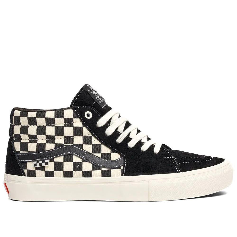 Vans Skate Grosso Mid - Checkerboard Black/Marshmallow