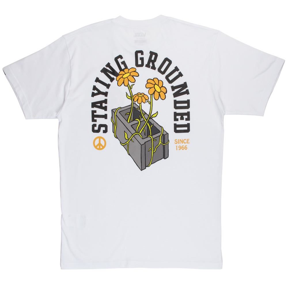 Vans Staying Grounded T-Shirt - White/Black