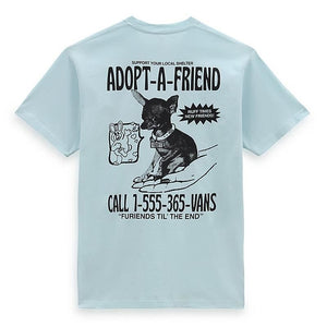 Vans Adopted A Friend T-Shirt - Blue Glow