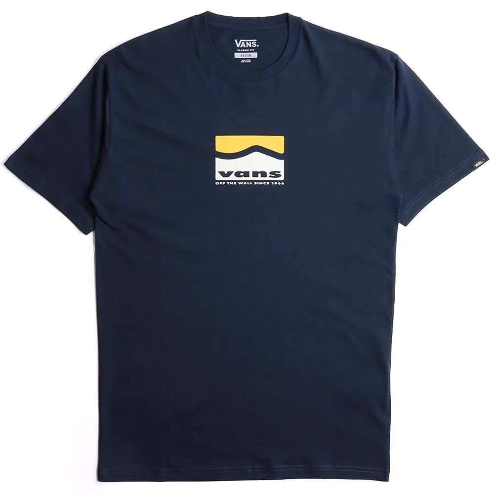 Vans Center Sidestripe T-Shirt - Navy