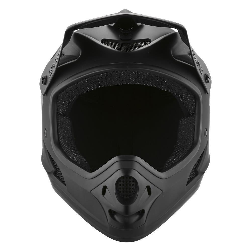 Seven iDP M1 2025 Youth Race Helmet - Matt Black