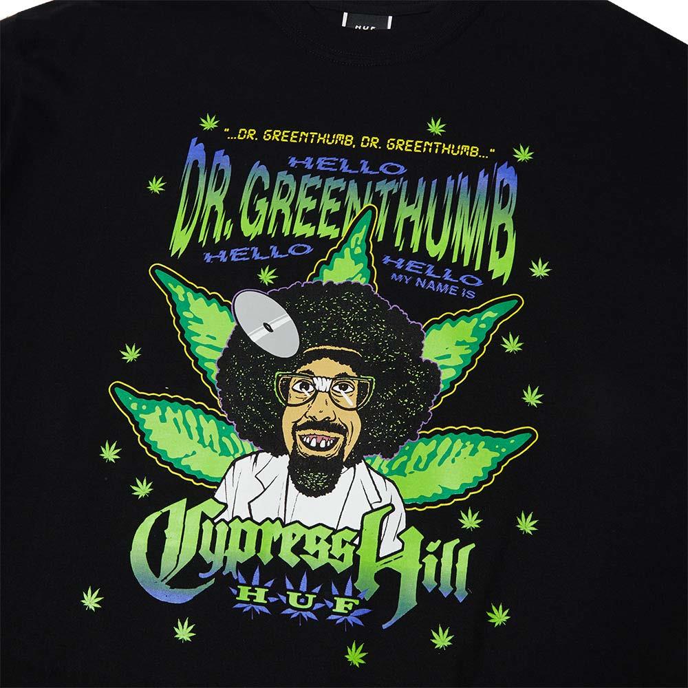 HUF x Cypress Hill Dr Greenthumb T-shirt - Black