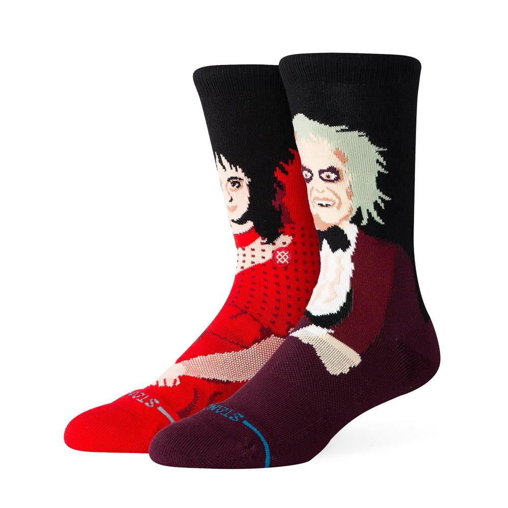 Stance Dearly Beloved Crew Socks - Maroon - Large