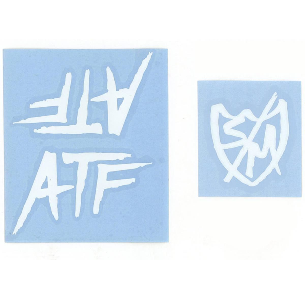 S&M ATF Frame Decal Sticker Set - White