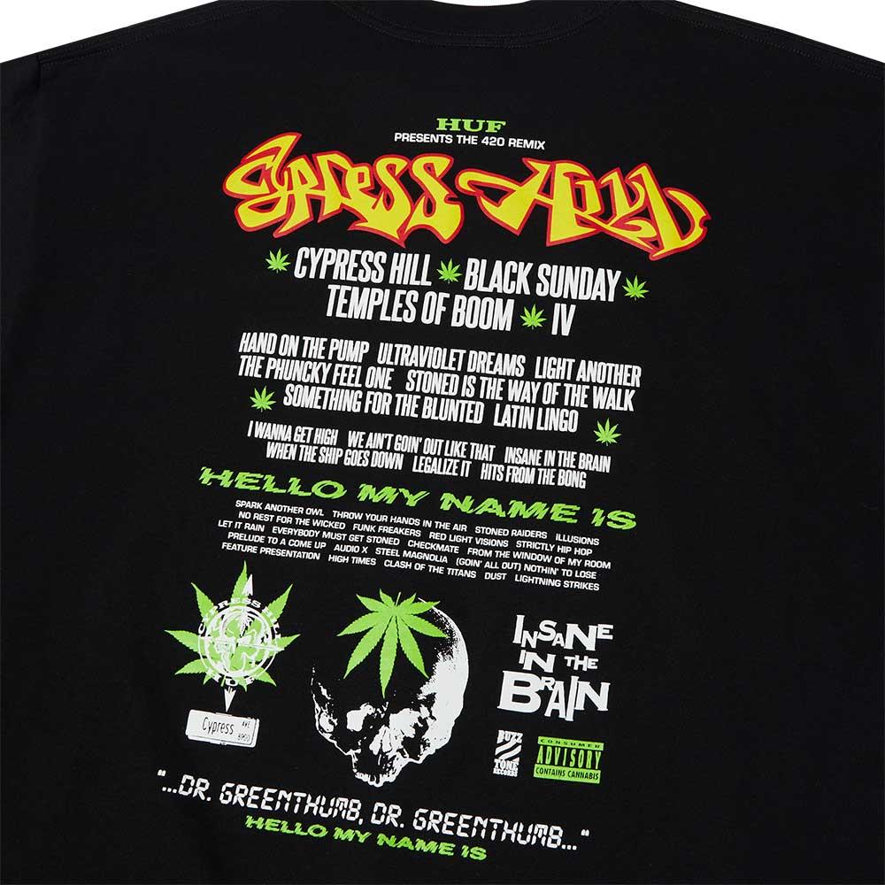 HUF x Cypress Hill Dr Greenthumb T-shirt - Black