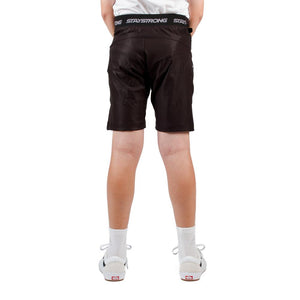 Stay Strong Youth V3 Rennshorts - Schwarz/Weiß