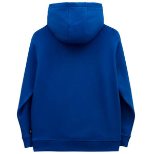 Vans Boys Reflective Checkerboard Flame Pullover Hoodie - True Blue