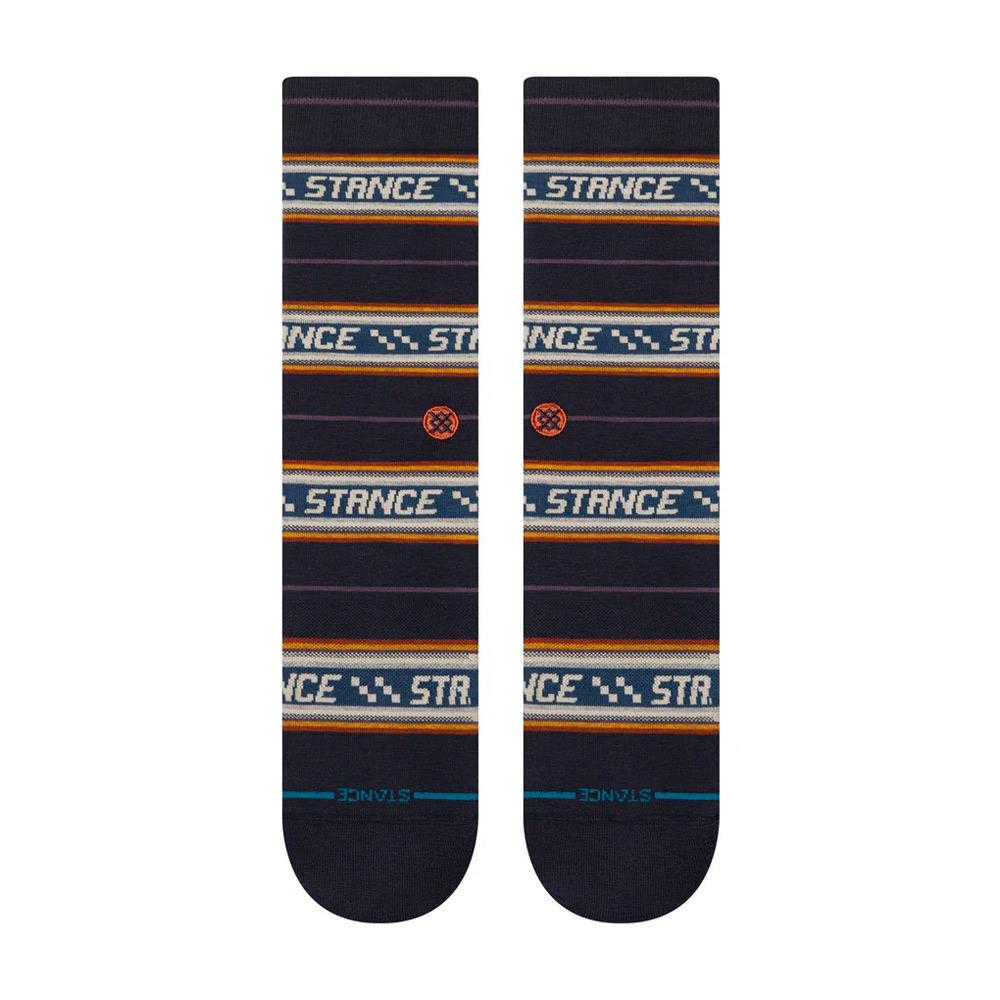 Stance Flowrider Crew Socks - Navy - Large