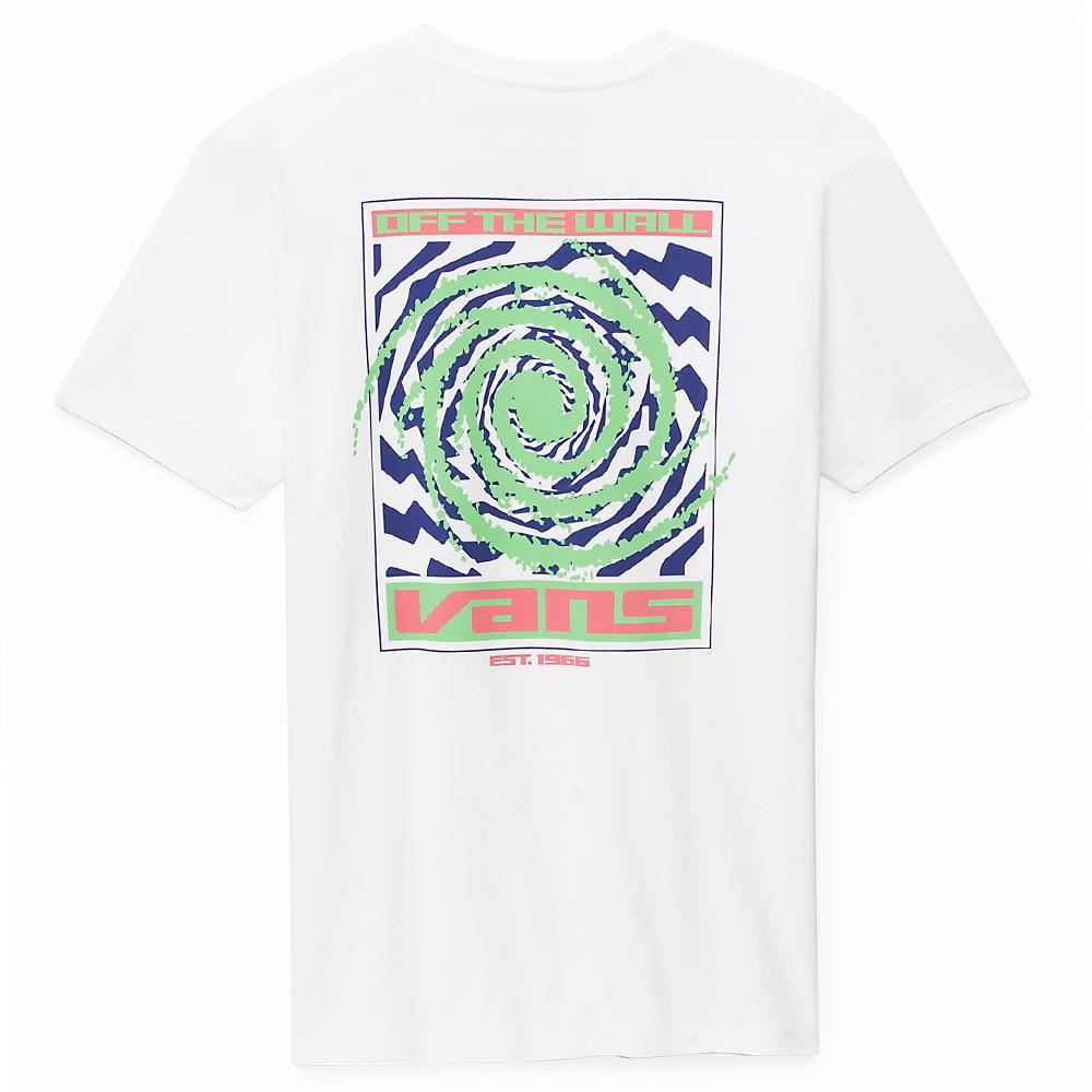 Vans Wormhole Warped T-shirt - White