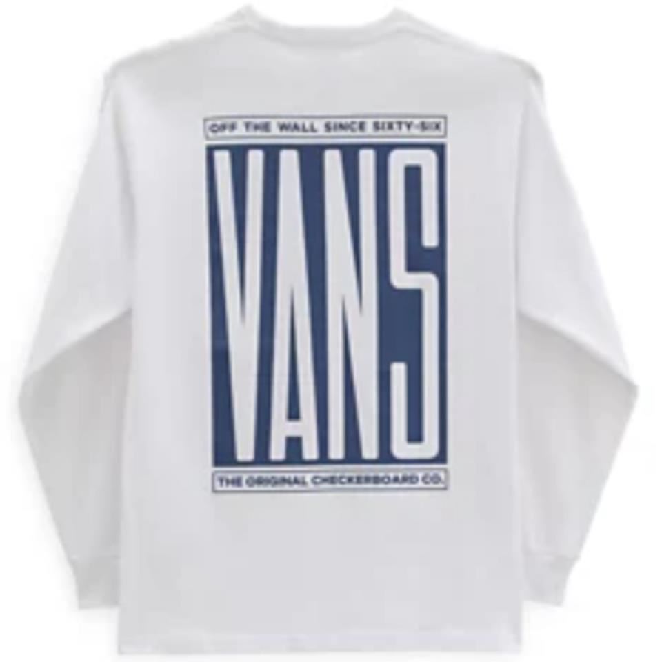 Vans Type Stretch Long Sleeve T-Shirt - White