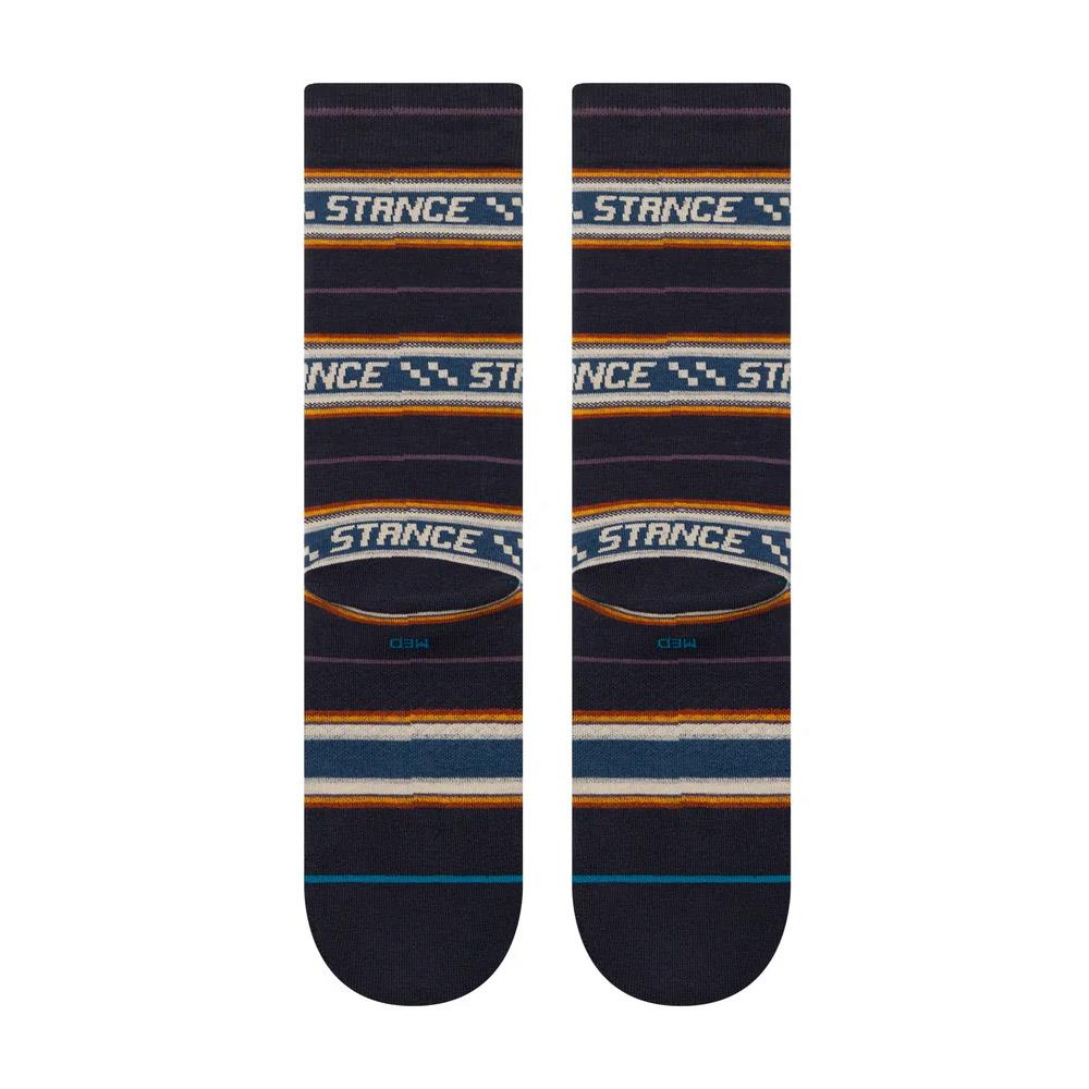 Stance Flowrider Crew Socks - Navy - Large