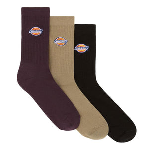 Dickies Valley Grove Socks 3-Pack - Plum Perfect