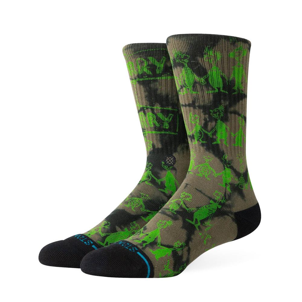 Stance Down In Whovile Crew Socks - Black - Large