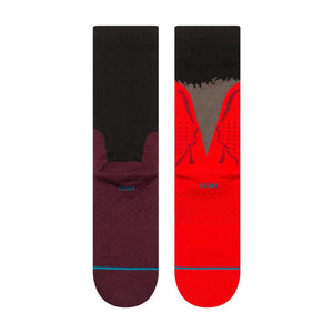 Stance Dearly Beloved Crew Socks - Maroon - Large