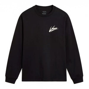 Vans Dettori Loose Fit Long Sleeve T-shirt - Black/Marshmallow