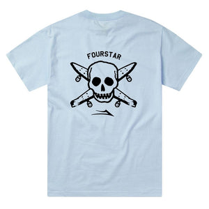 Lakai x Fourstar Street Pirate T-Shirt - Light Blue