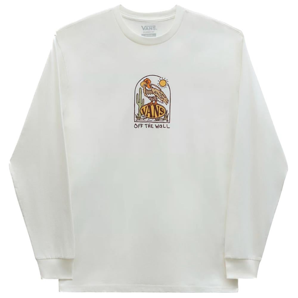 Vans Deserted Long Sleeve T-shirt - Marshmallow