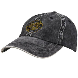 Santa Cruz 50th Opus Dot Cap - Black Acid Wash