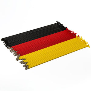 Source Spokes (Pattern Thirds) - Black/Red/Yellow