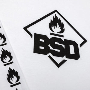 BSD Roastin Long Sleeve T-shirt - White