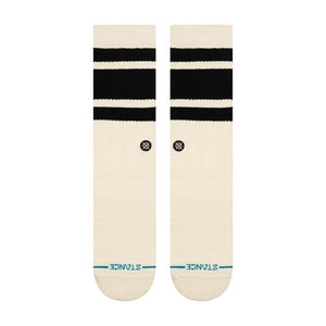 Stance Boyd Cozy Crew Socks - Black White - Large