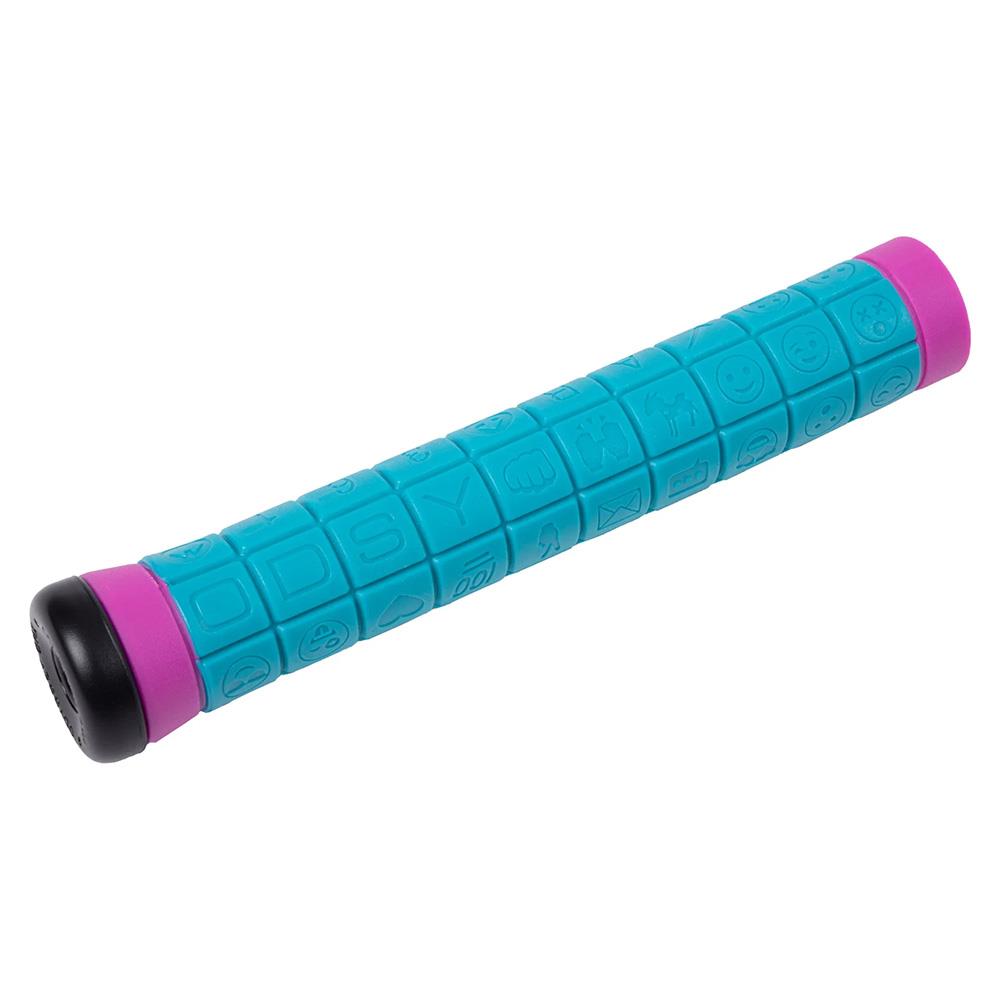 Odyssey Keyboard V2 Grips - Hot Pink Core with Teal Sleeve