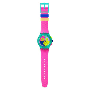 Swatch Neon Flash Arrow Watch