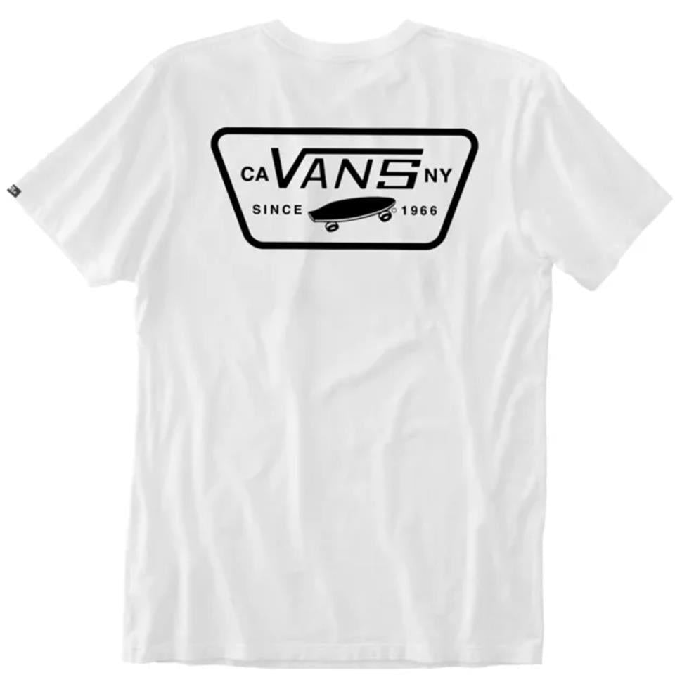 Vans Full Patch T-Shirt - White/Black