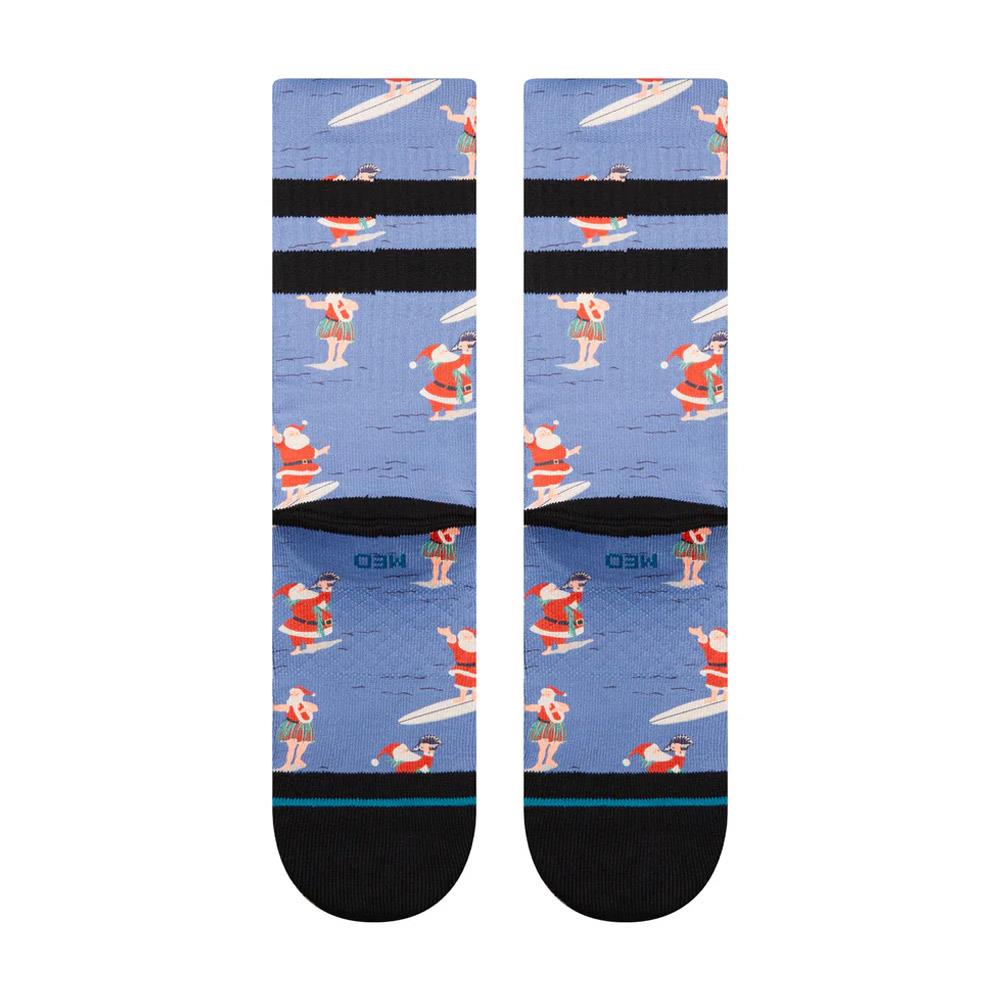 Stance Surfing Santa Crew Socks - Blue Wash - Large