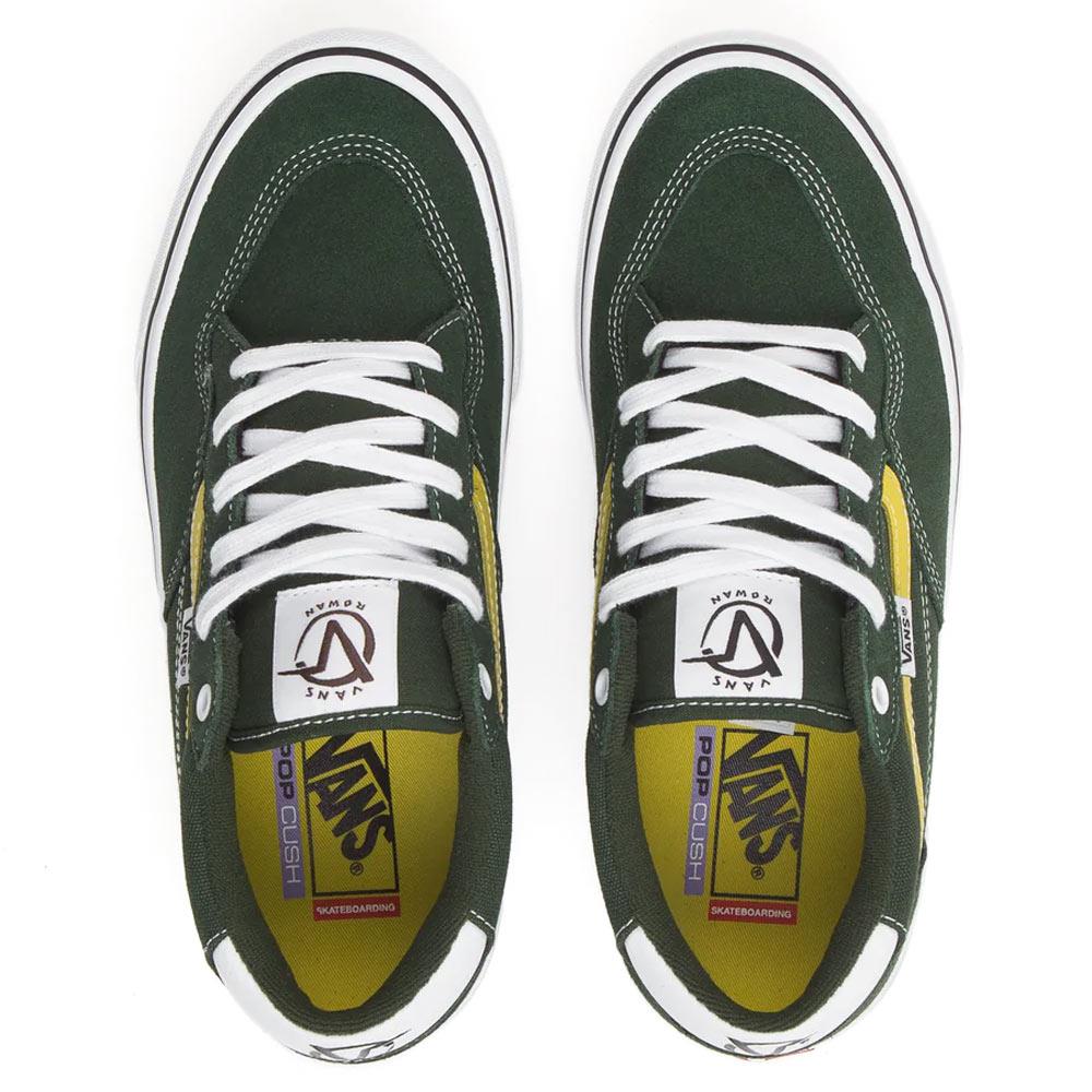 Vans Rowan - Dark Green/Yellow