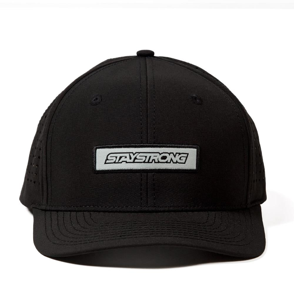 Stay Strong Word Patch Perf Cap - Black | Source BMX