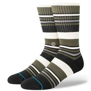 Stance Mossy Socks - Dark Green/ Large