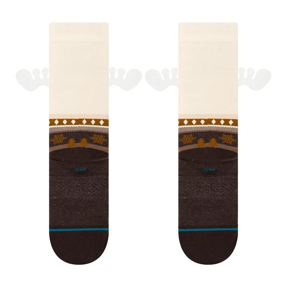 Stance Have Some Eggnog Crew Socks - Dark Brown - Large