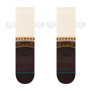 Stance Have Some Eggnog Crew Socks - Dark Brown - Large