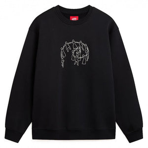 Vans Skate Hold Hands Crewneck Sweatshirt - Black