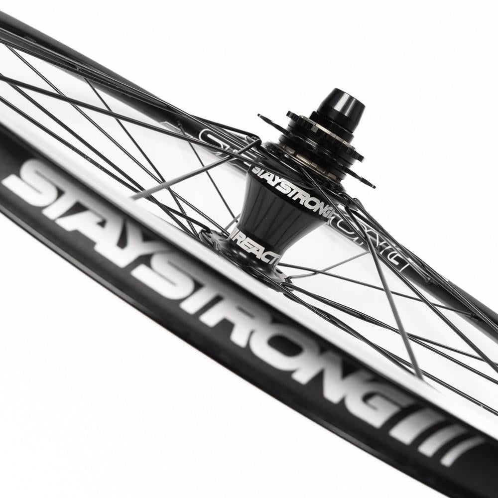 Stay Strong Reactiv 2 20" Race Wheelset - Black/ 1-1/8"