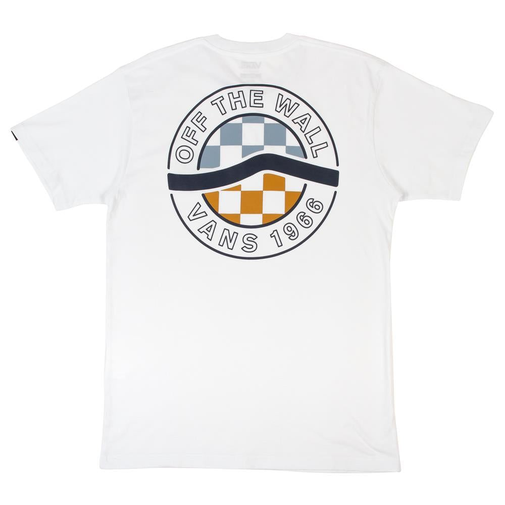 Vans Circle Sidestripe T-Shirt - White