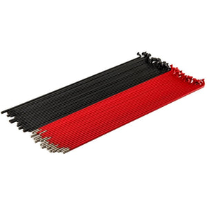 Source Stainless Spokes (40 Pack) - Black/Red