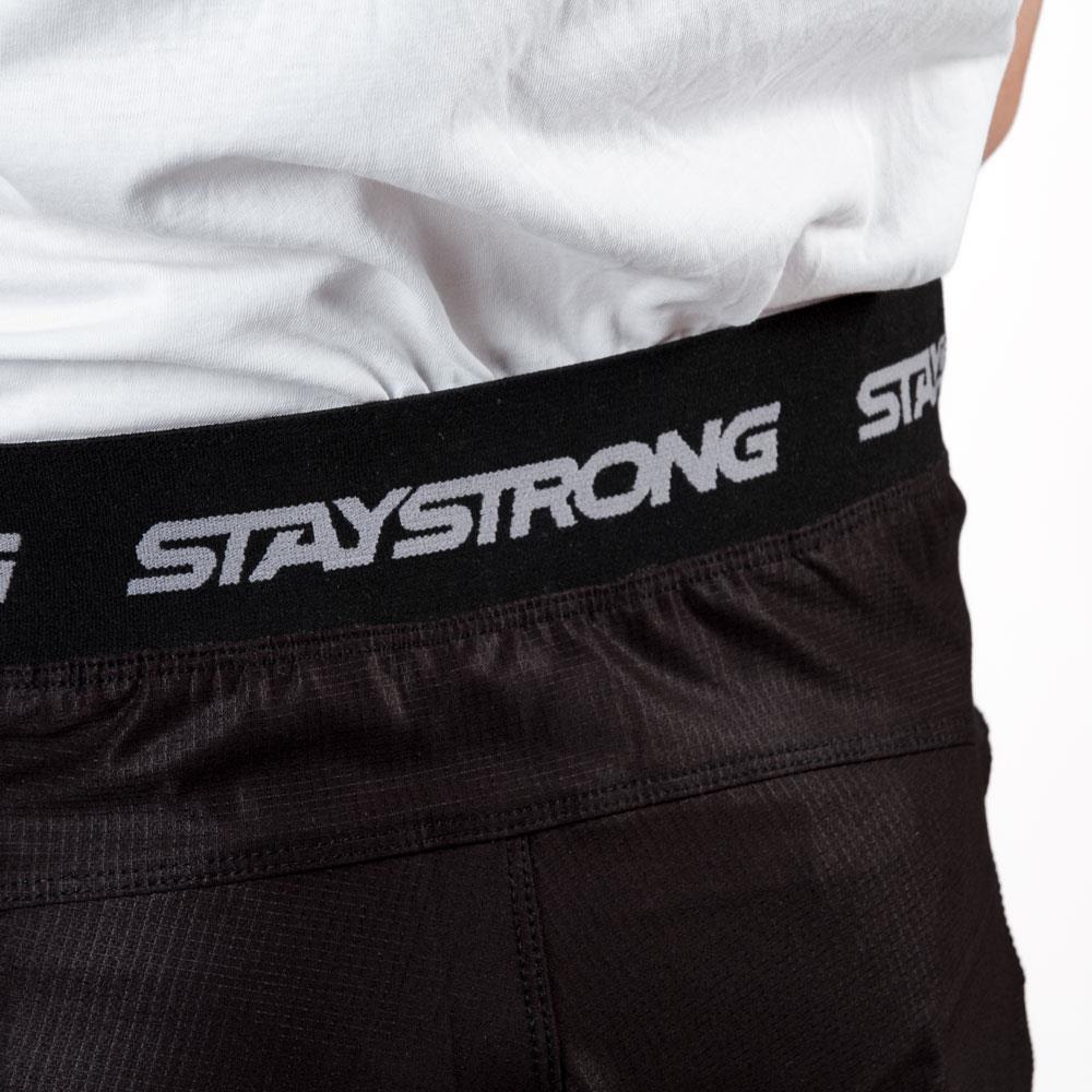 Stay Strong Youth V3 Race Shorts - Black/White