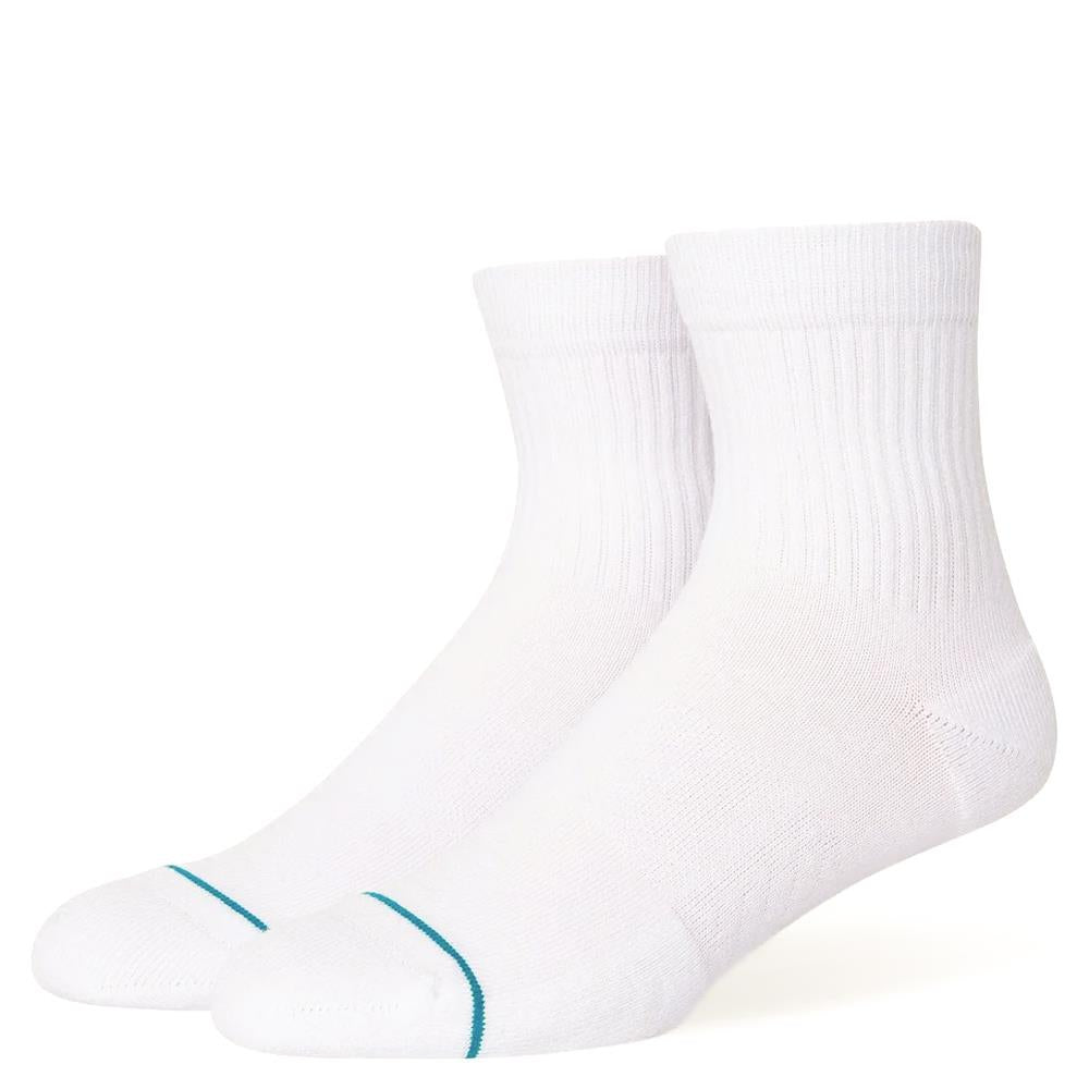 Stance Icon Quarter Socks 3-Pack - White