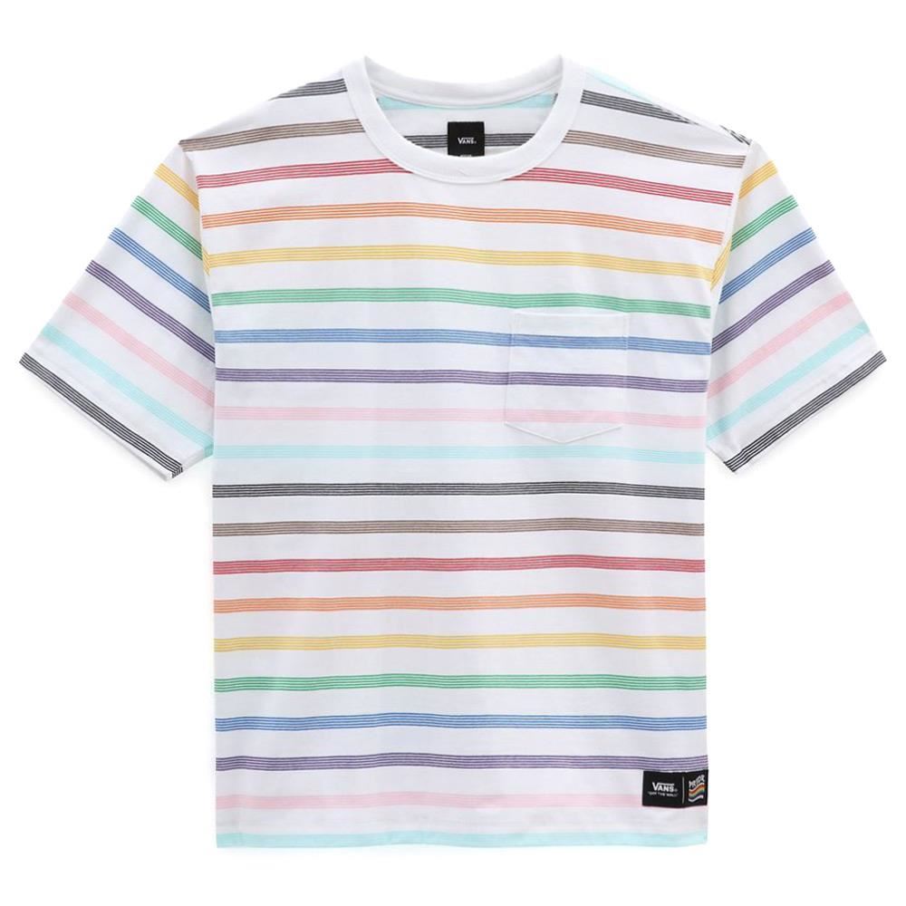 Vans 2023 Pride Stripe T-Shirt - White