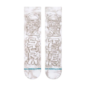 Stance DJ Trooper Crew Socks - White - Large