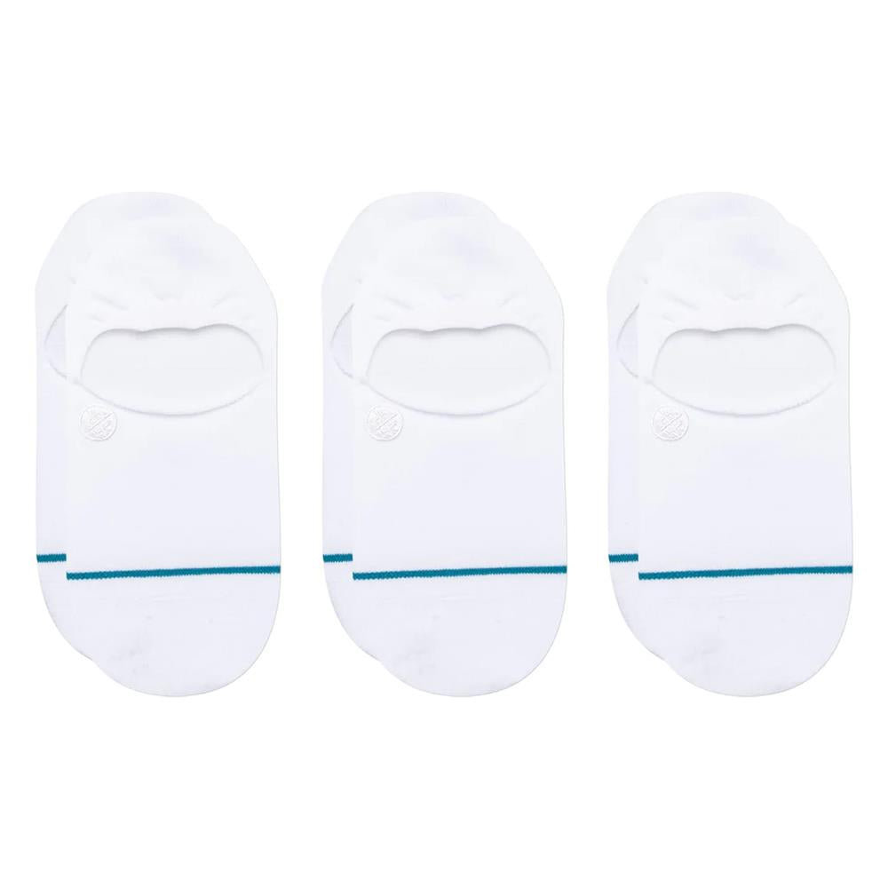 Stance Icon No Show Socks 3-Pack - White - Large