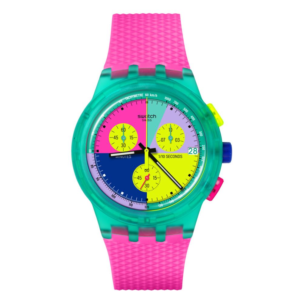 Swatch Neon Flash Arrow Watch