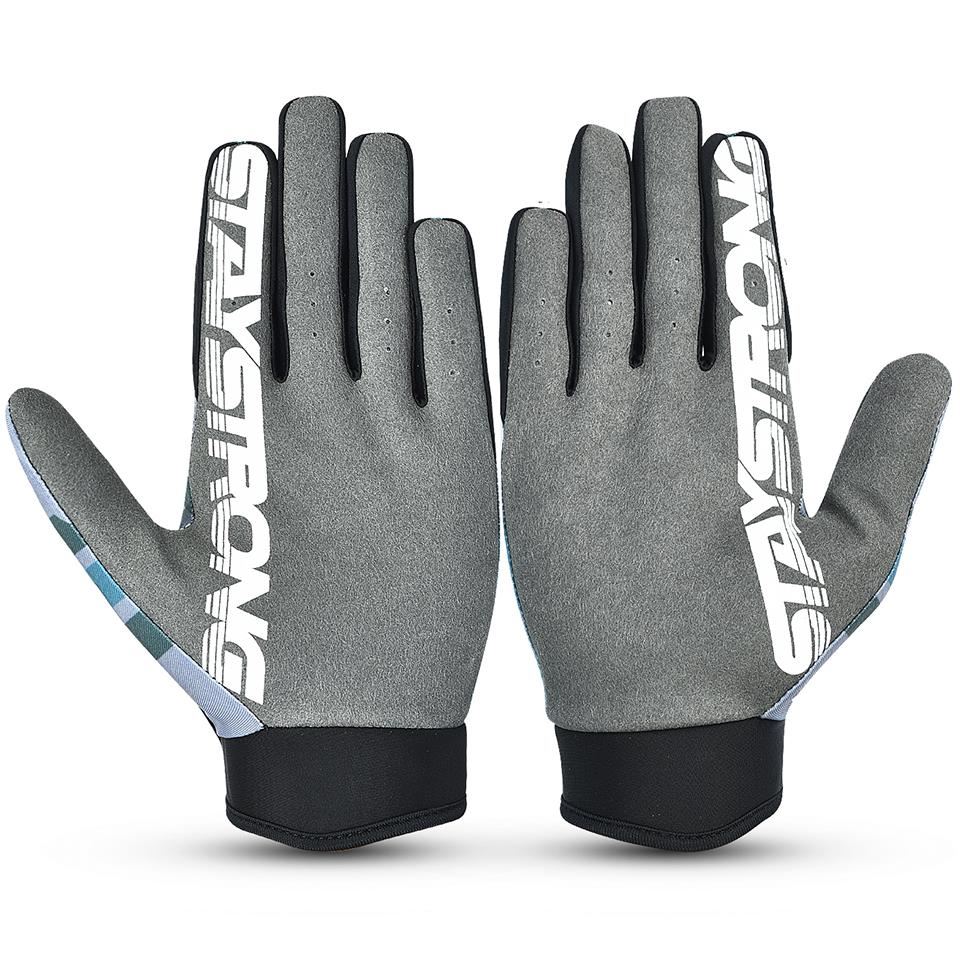 Stay Strong Icon Line Gloves - Teal