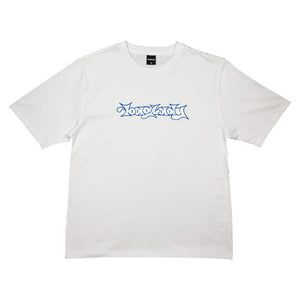 Baglady Bootleg Throw Up Logo T-shirt - White