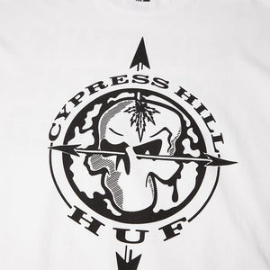 HUF x Cypress Hill Blunted Compass T-shirt - White